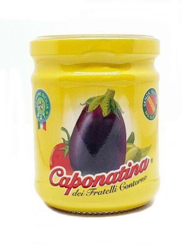 CAPONATA MELANZANE CONTORNO VETRO GR.200X24