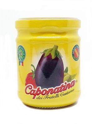 CAPONATA MELANZANE CONTORNO VETRO GR.200X24