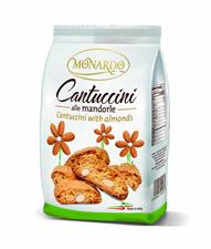 CANTUCCINI ALLA MANDORLA BUSTA 150GR.X12PZ. MONARDO