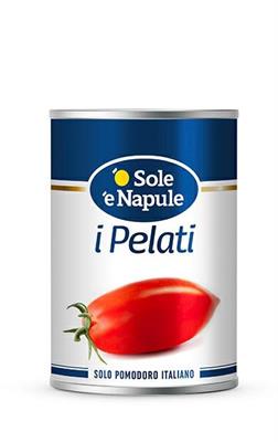 POMODORI PELATI E.O. 12X400GR. 'O SOLE E NAPULE