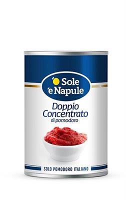 DOPPIO CONCENTRATO DI POMODORO 24X400GR. O SOLE E NAPULE