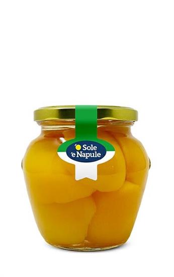 PESCHE SCIROPPO VETRO 6X560GR. O SOLE E NAPULE